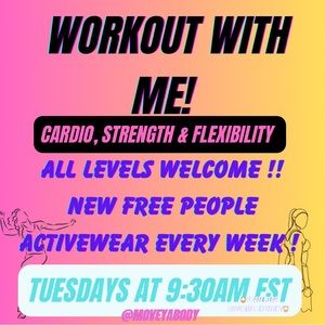 Workout Live with me!